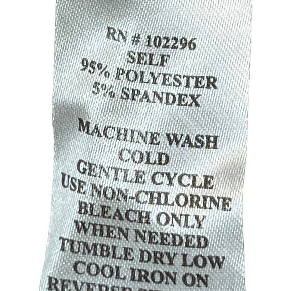 Connected Apparel Petite Womens Brown Black Jersey Knit Print Stretch Dress 6P - Picture 15 of 16